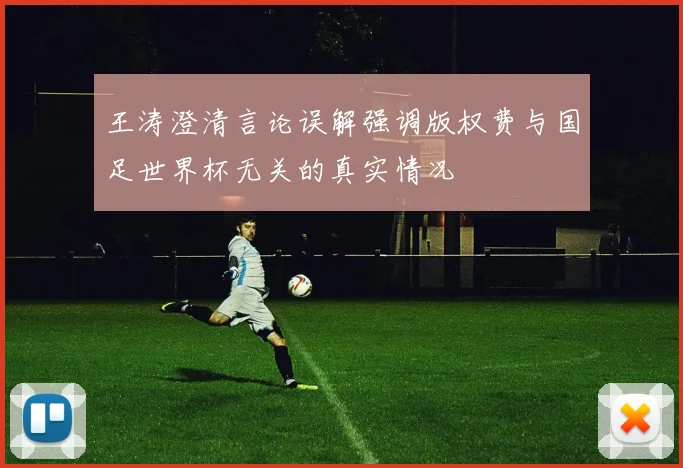 王涛澄清言论误解强调版权费与国足世界杯无关的真实情况